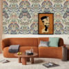 Indian Ethnic Wallpaper for a Bohemian-Inspired Home Interior