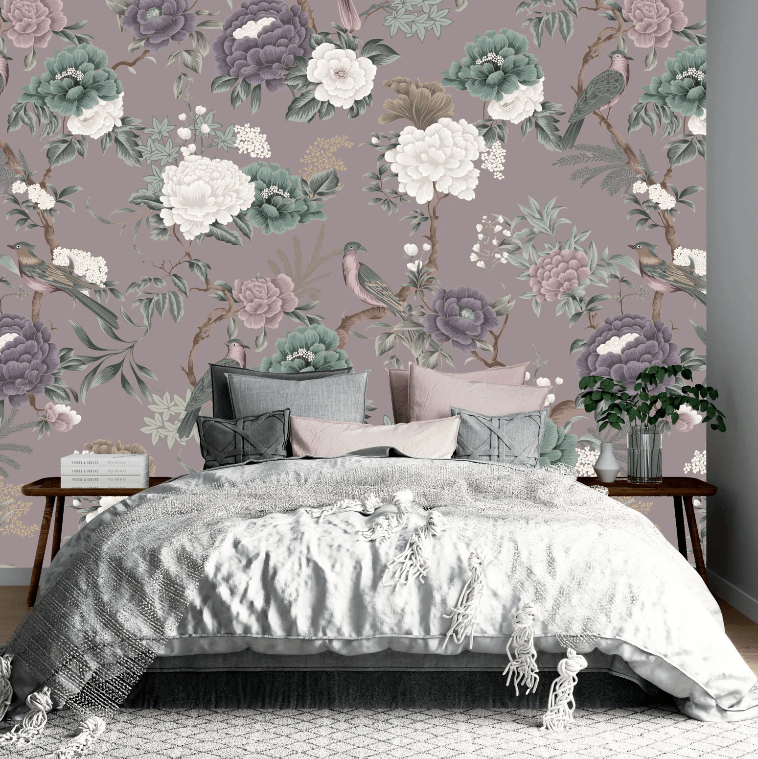 Luxurious Purple Shades in Gardenia Luxe Wallpapers