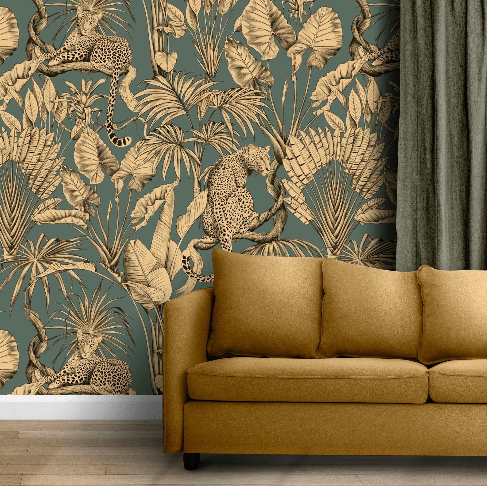 Luxurious jungle-themed wallpaper Sumatra