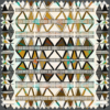 Decorative fabric with bold Aztec triangle design