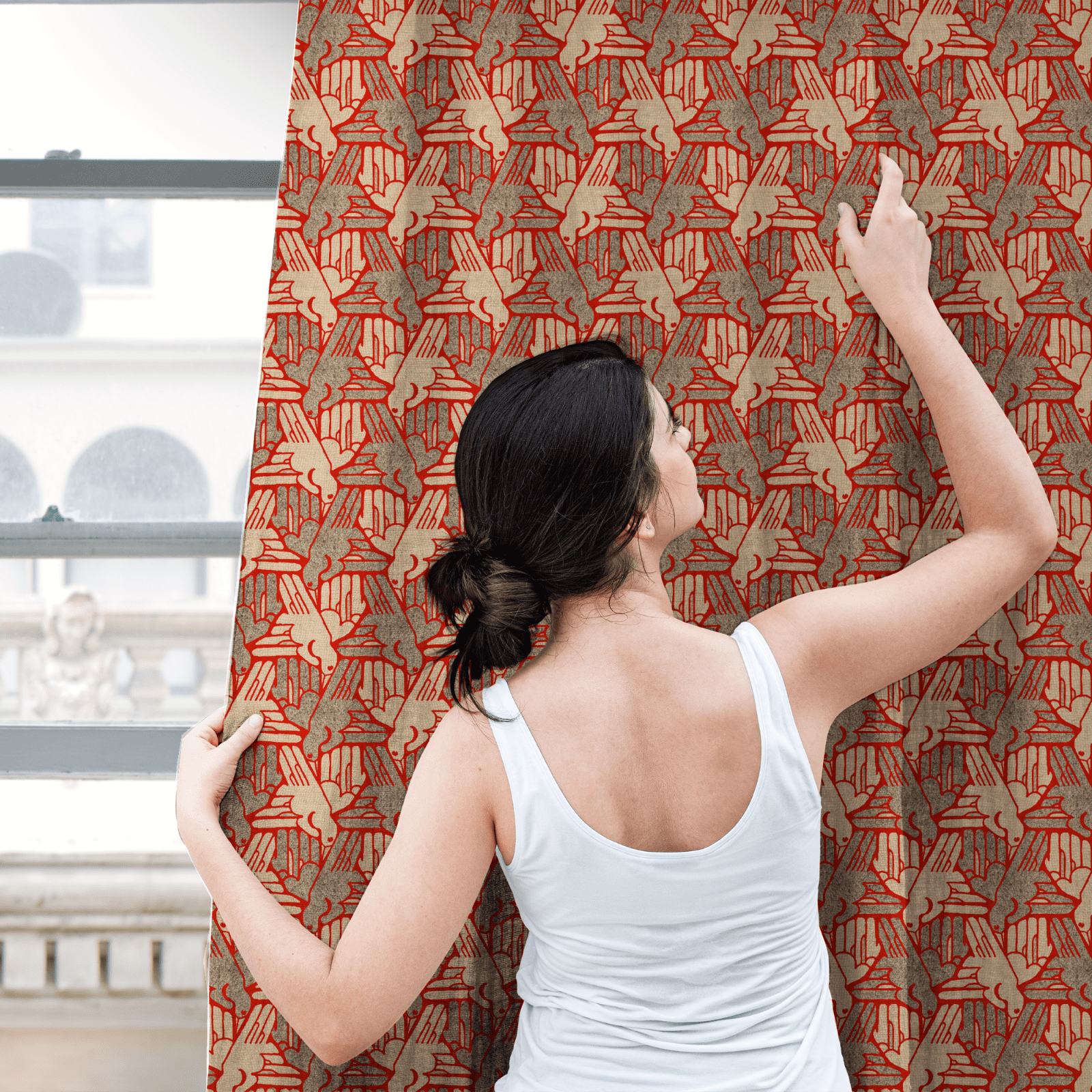 Avian Angles Fabric for Classic and Chic Drapery and Upholstery