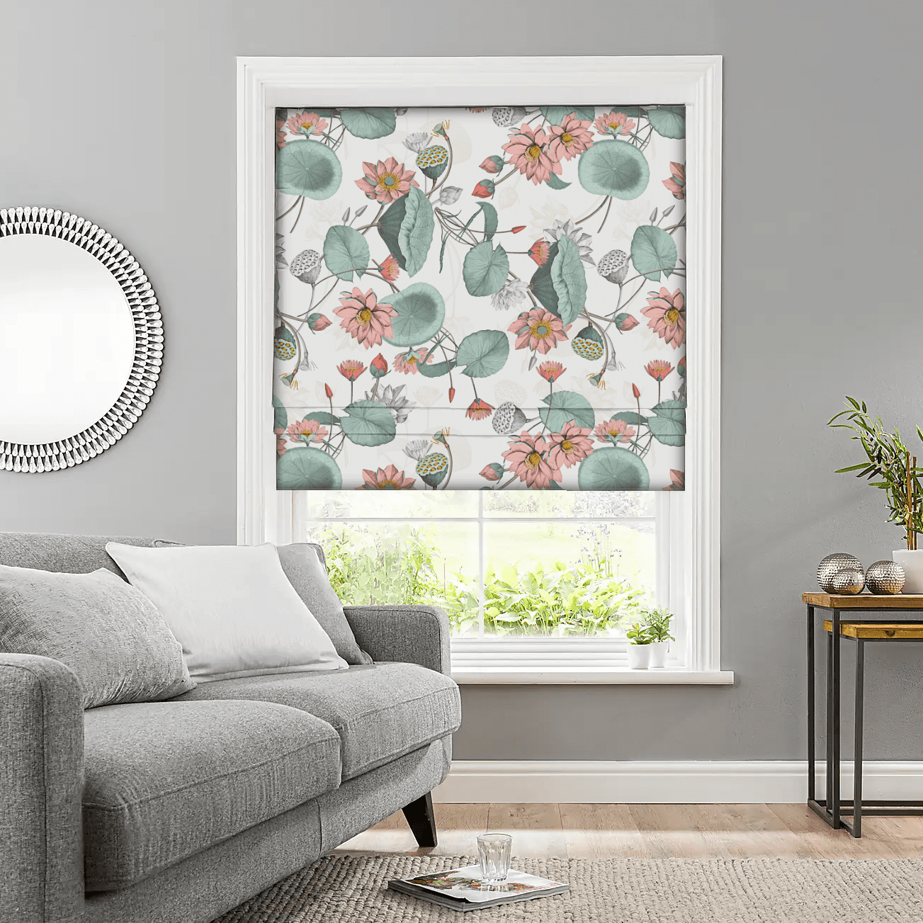 Nelumbo fabric for bedroom or living room decor