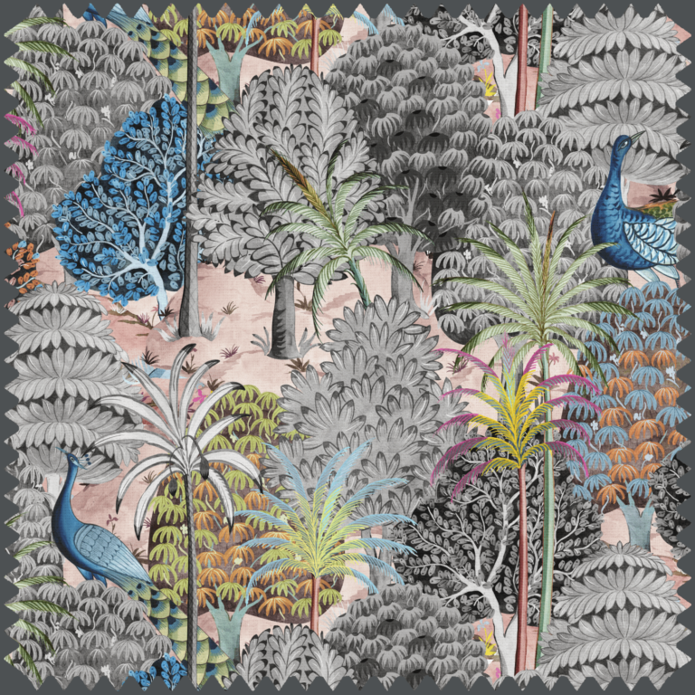 Couture fabric featuring Rambagh pattern