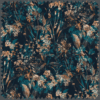 Fabric for Upholstery Teal Forest