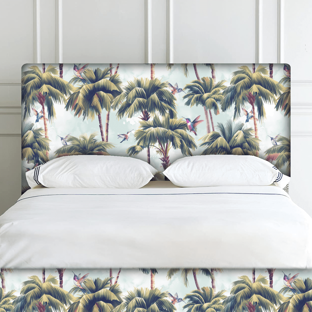 Tropical Oasis Fabric for Luxurious Bedroom Furniture Upholstery
