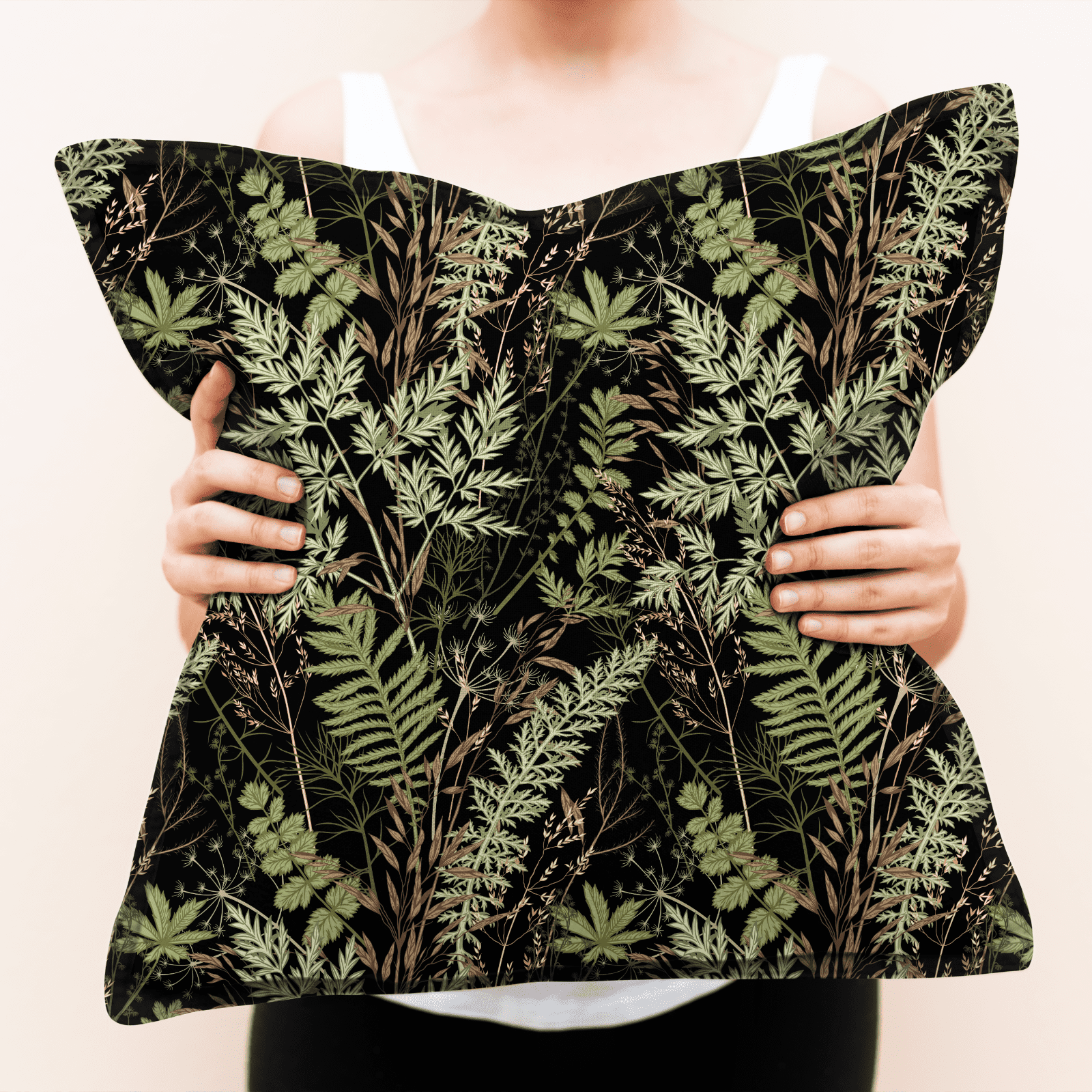 Fern Haven botanical patterned fabric