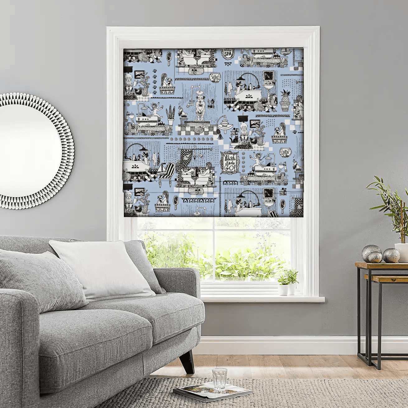 Fun Bathtime Follies Fabric for Vibrant Interiors