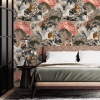 Paeonia Flight of Cranes Luxury Wallpaper for Living-rooms or Bedrooms