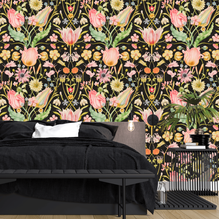 Cane Weave Chic Wallpapers for Art Nouveau Home Style
