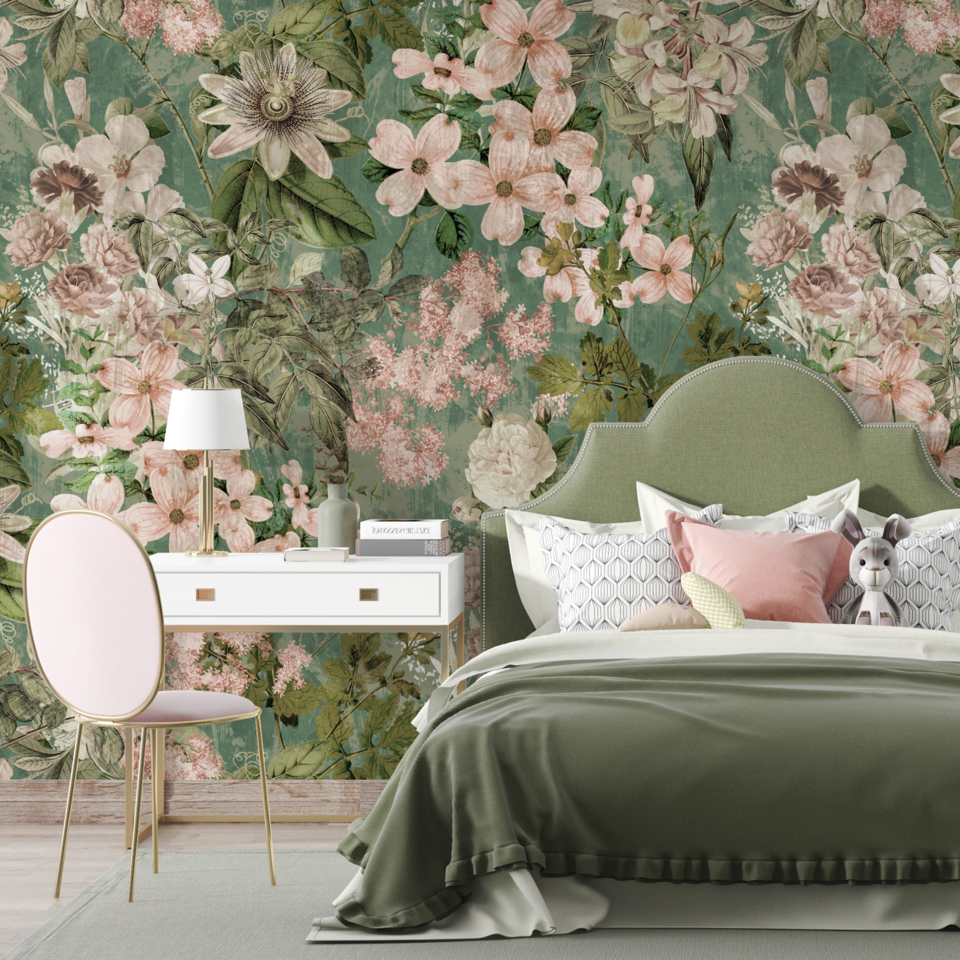 Enchanted Garden Wallpaper for a Fairytale-Inspired Home Decor