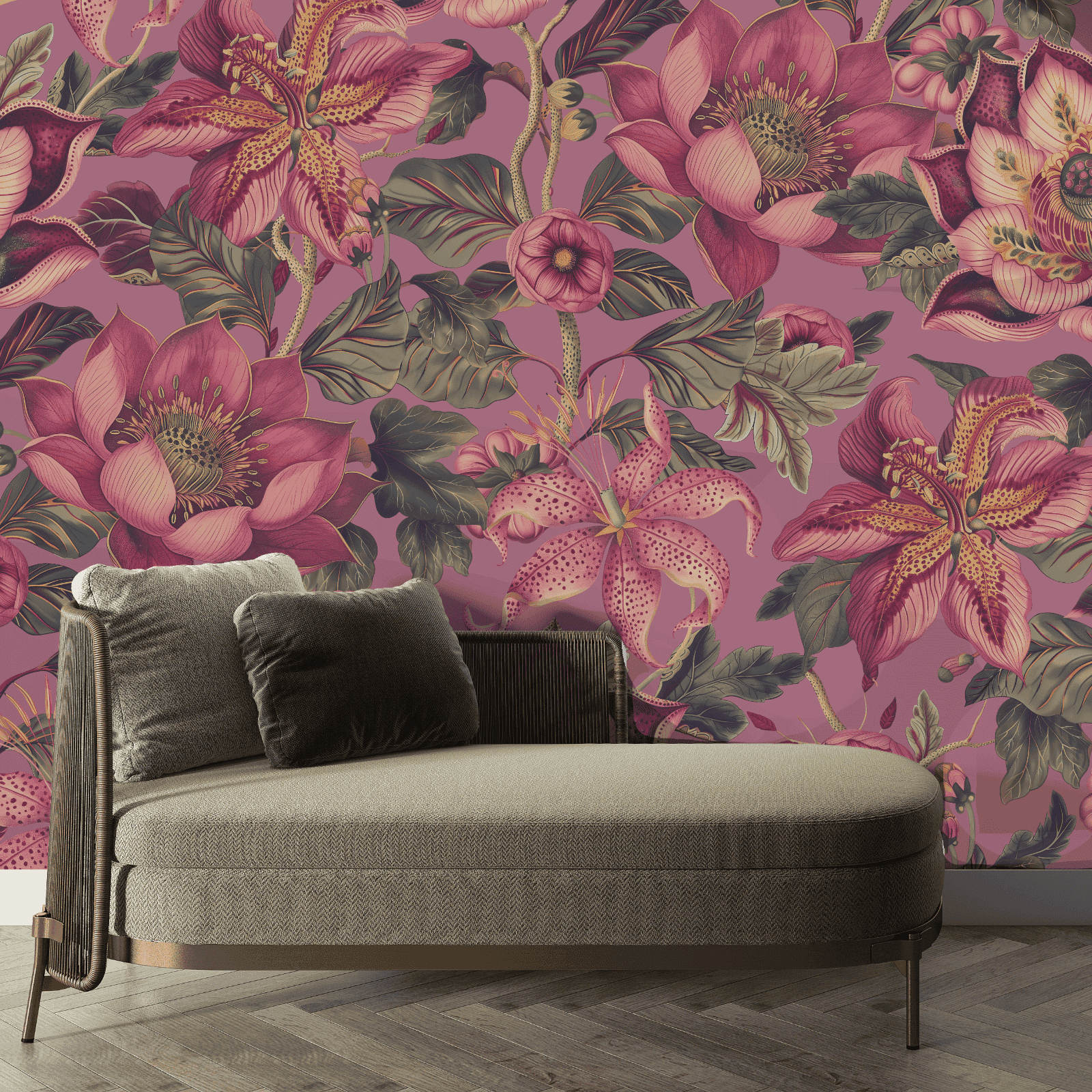 Alien Blooms Wallpapers for Surreal Interiors