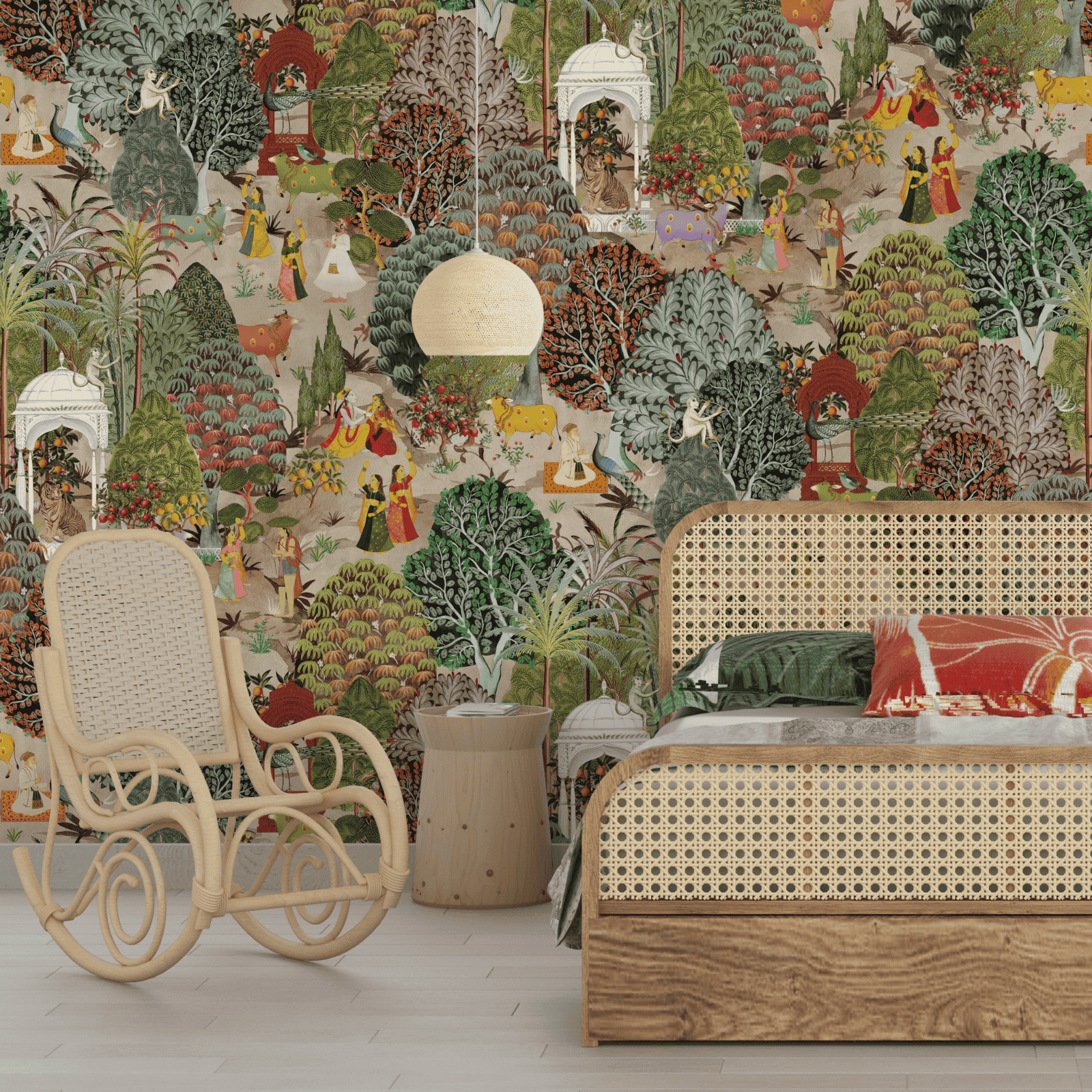 Scenic Retreat Wallpapers Vanarajya for Bedroom