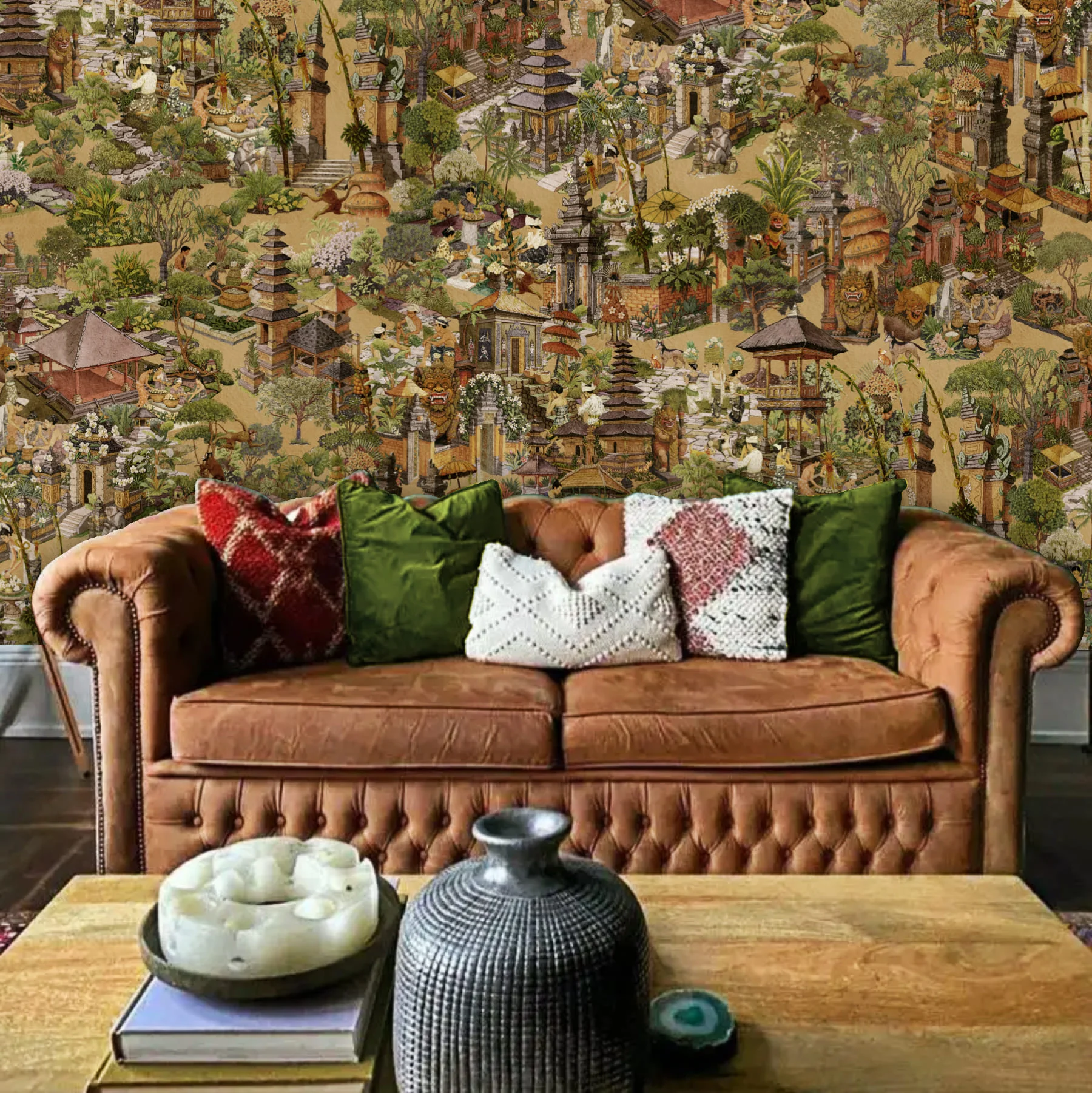 Bali Bliss Luxury Wallpaper for Home Decor