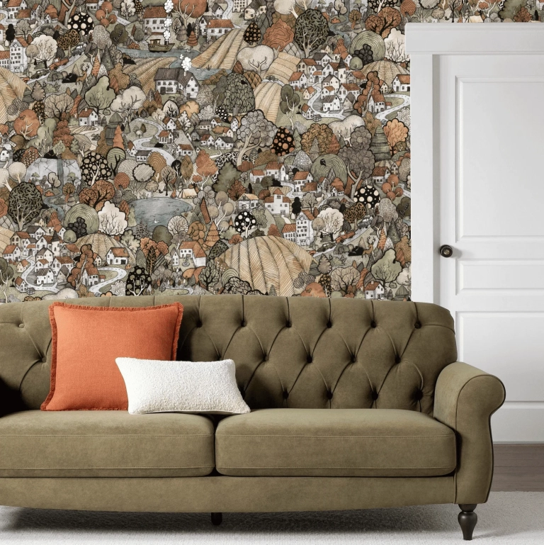 Charming Country Life Colour Wallpapers