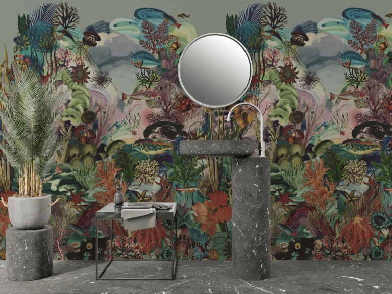 Underwater Dreams Mural Wallpaper for a Creative Home Decor