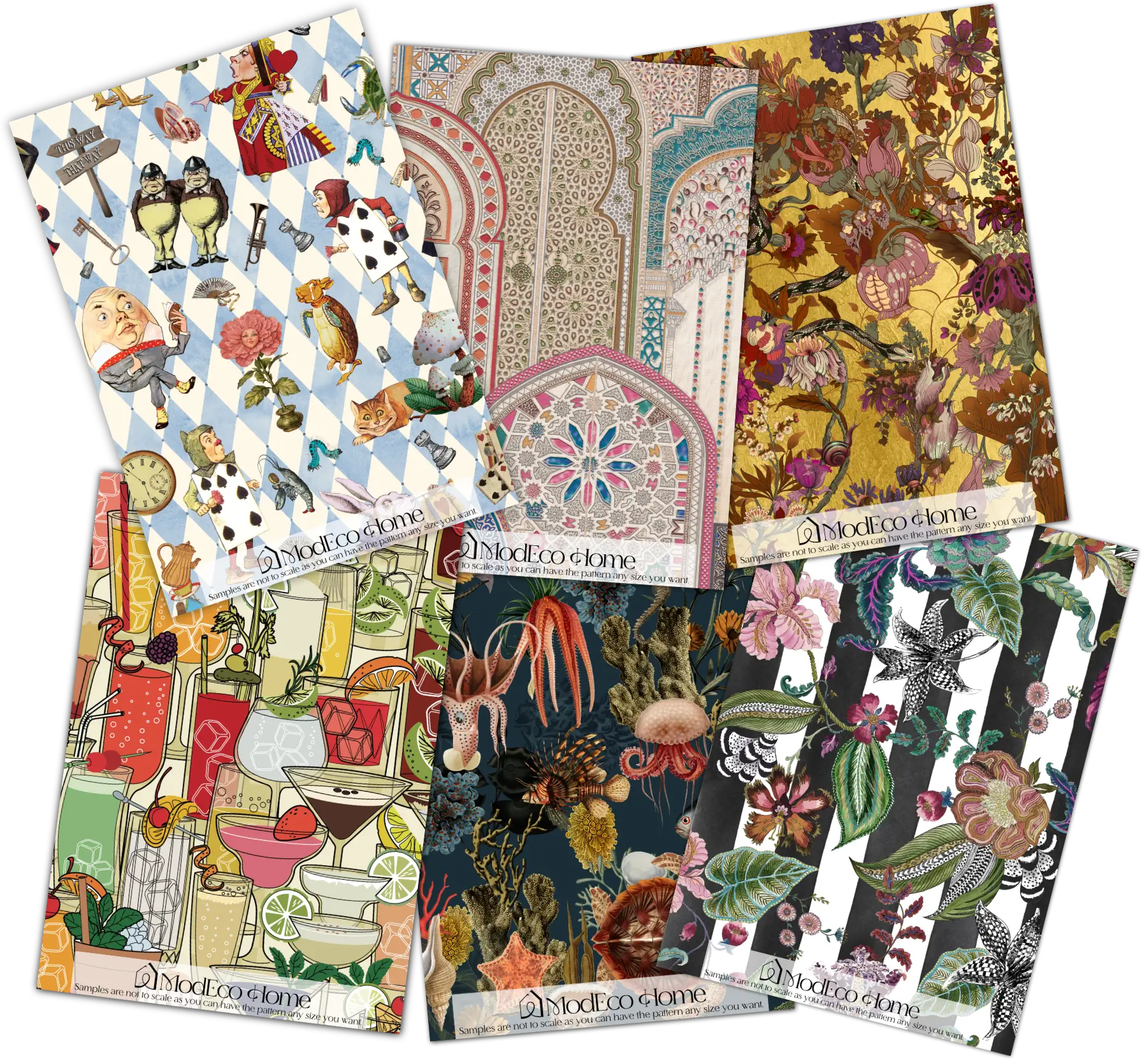 Our high-end wallpaper collections include a wide range of styles