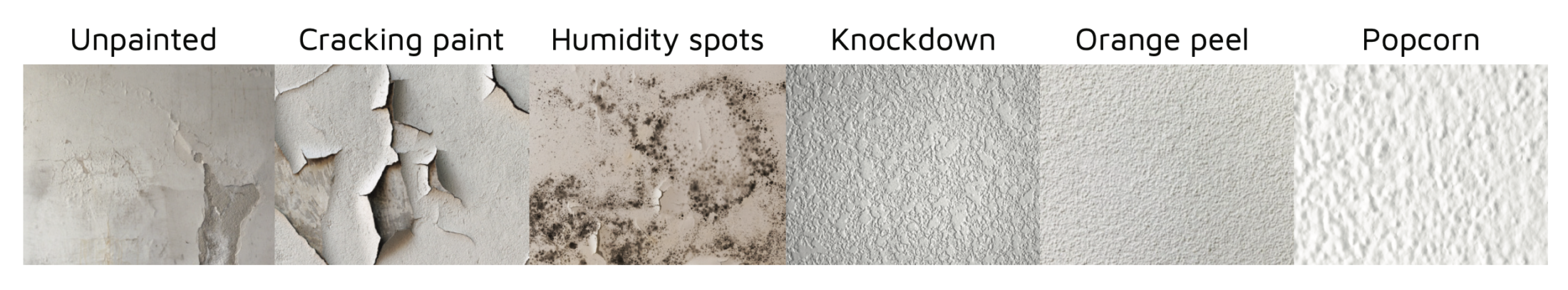 pictures of walls that you cannot apply peel & stick to