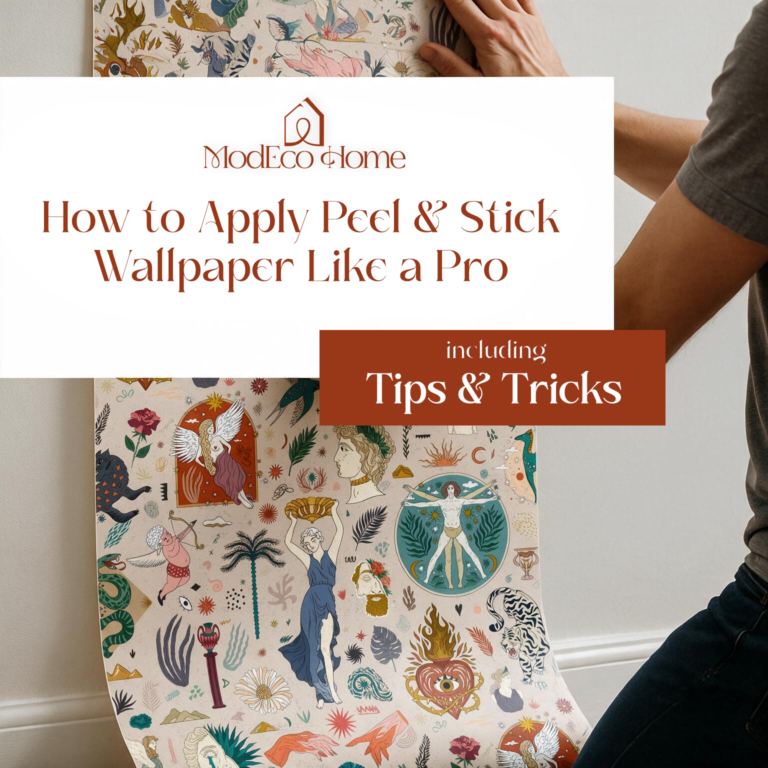 guide on how to apply peel and stick wallpaper like a pro