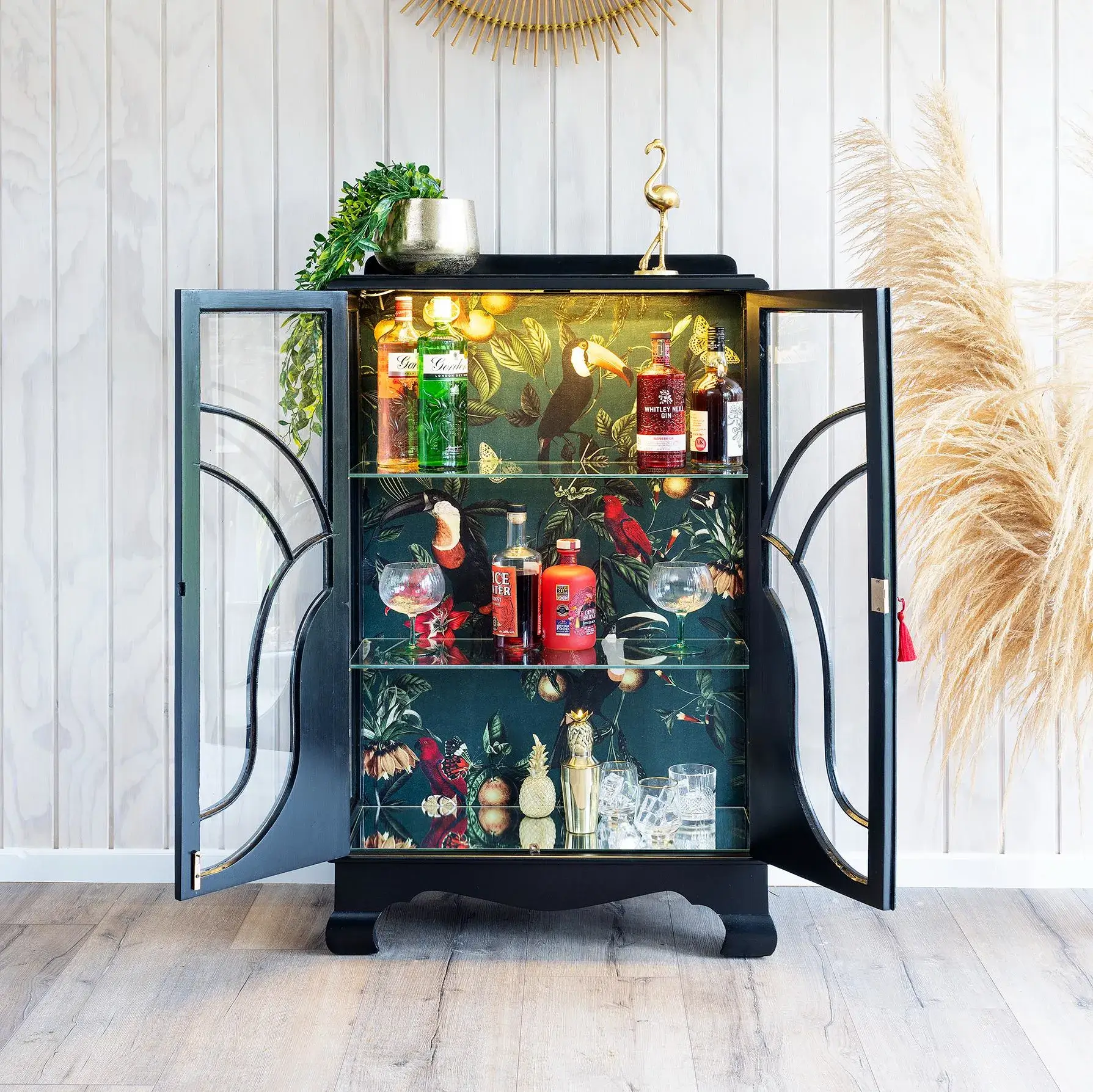 Treasure of Toucans - Cocktail Cabinet