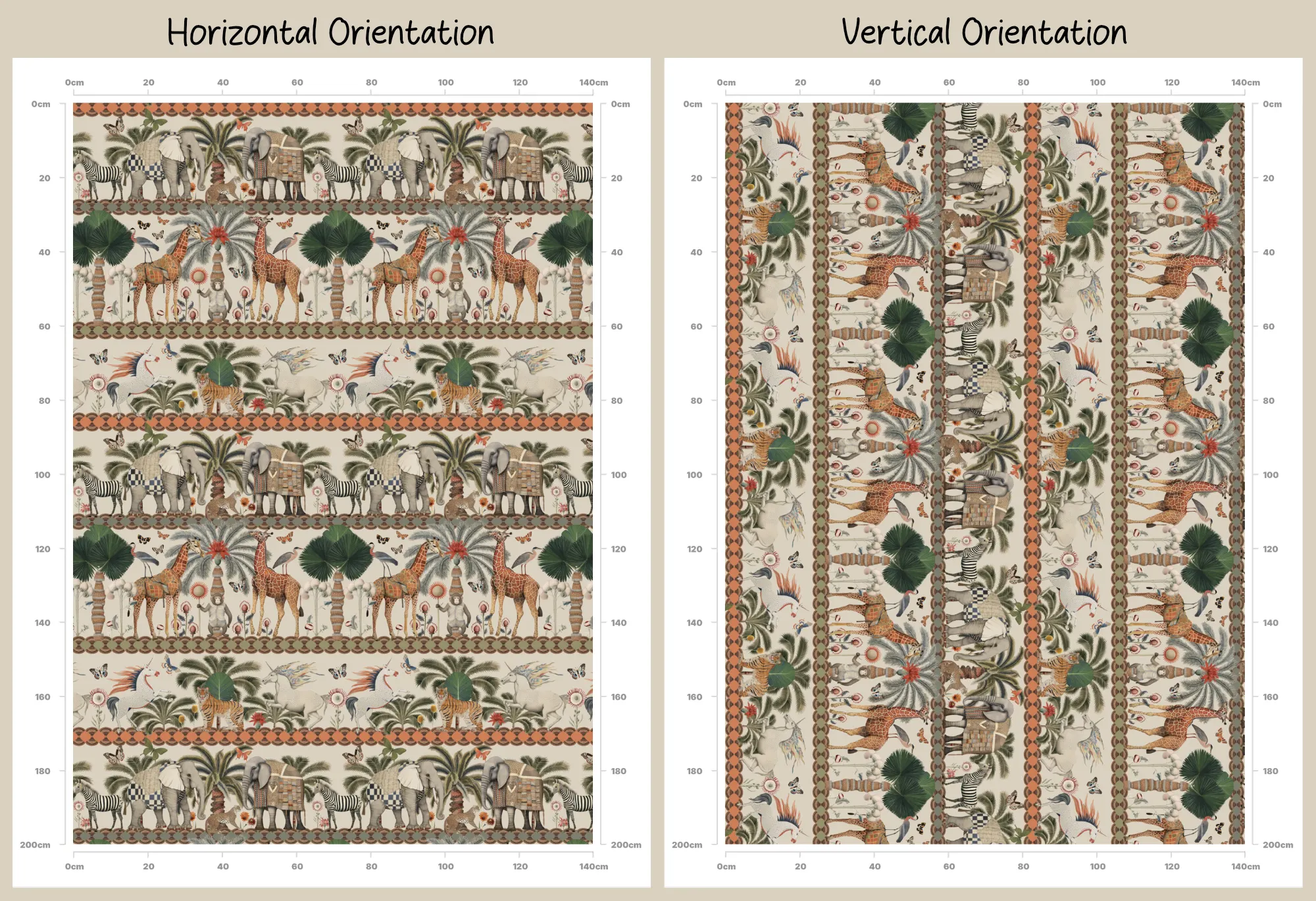 fabric orientation